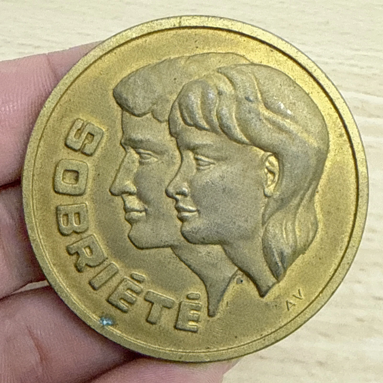 Médaille Prix Et Récompense Sobriété AV