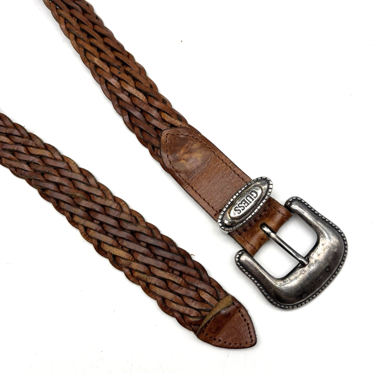 Vintage Guess Boho Western Leather Belt Size Small GUESS Women main image 3