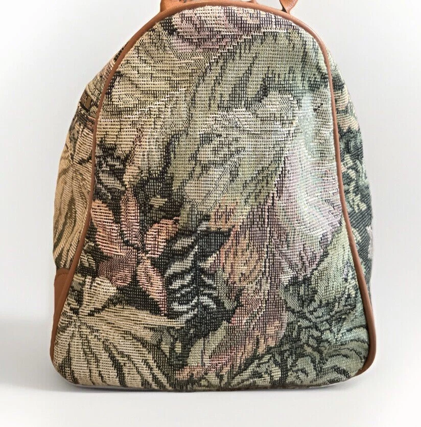 "Bolso de viaje de lona vintage American Tourister con cremallera para pasar la noche 16""X9""" Foto 4 de 4