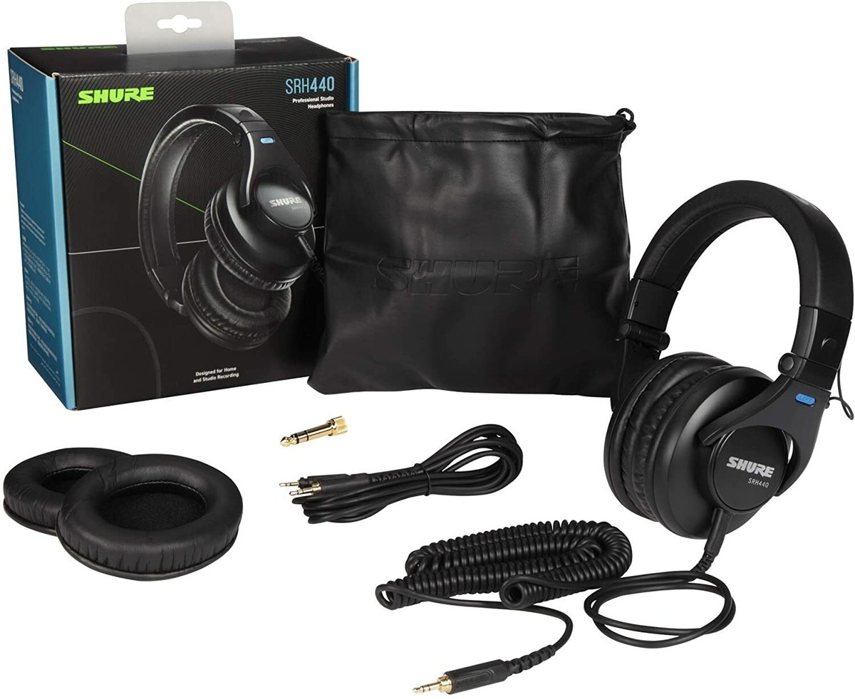 DJ機材 SHURE SRH440 Shure SRH440 Professional Studio Headphones designed for