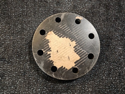 Blind Flange 10 in Dia, 8- Hole, B164 300 A/SA-105, HM4 Carbon Steel, Black - Picture 3 of 8
