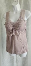 Women's Padded Lined Tank Tops with Built in Bra 'Tank Top Size L NEW