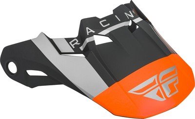 Fly Racing Formula Vector Helmet Visor Matte Orange/Grey/Black Xl-2X | 73-47231X