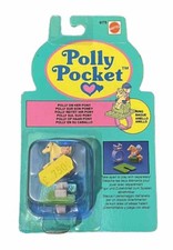 Vintage Bluebird Polly Pocket Polly On Her Pony MOC Unopened 1990 Ring