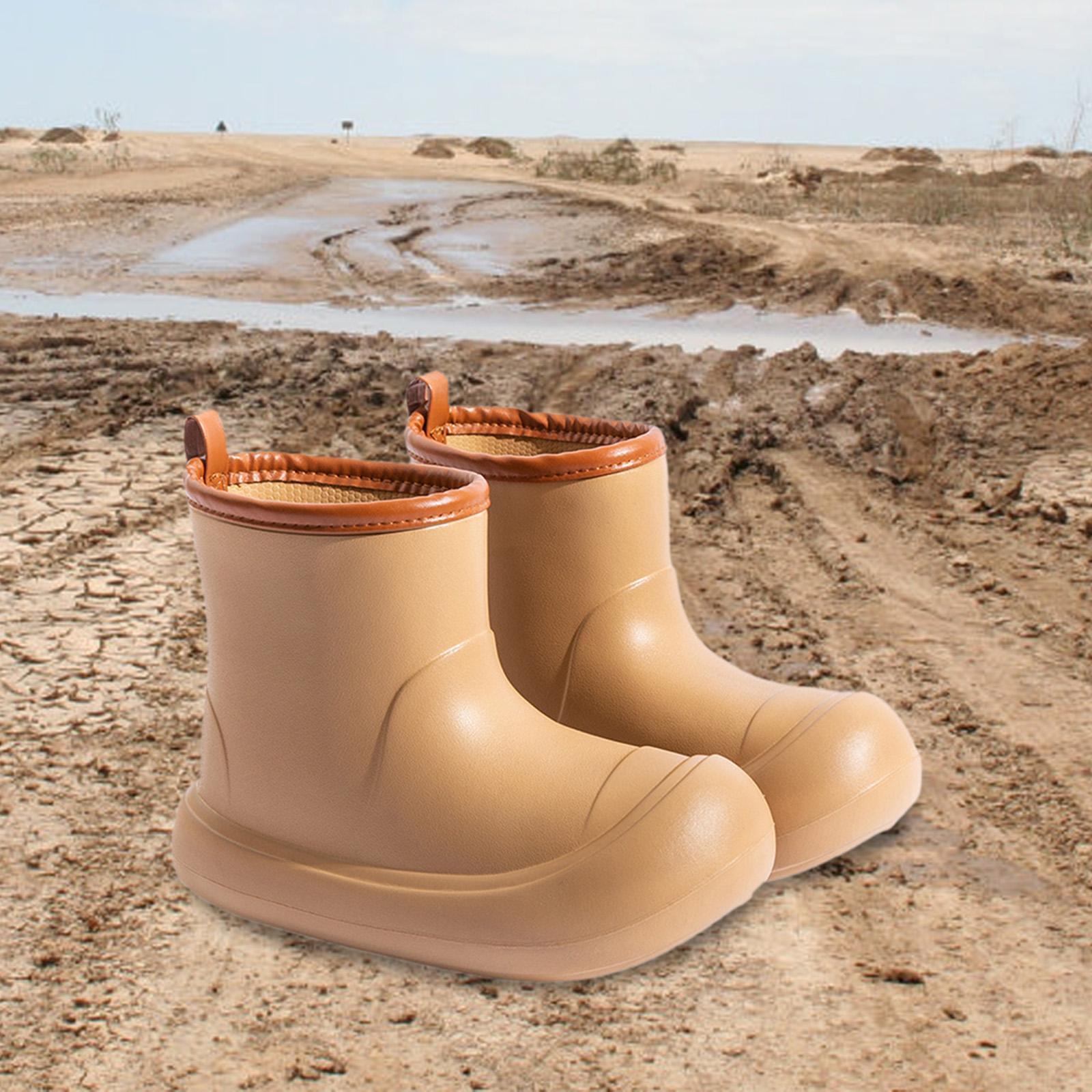Kids Rain Boots Footwear Portable Waterproof Boots for Hiking Camping Travel-image