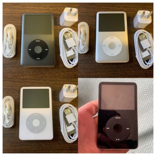 iPod Classic 5e 6e 7e génération 30 Go 60 Go 80 Go 120 Go 160 Go toutes couleurs - Photo 1 sur 17