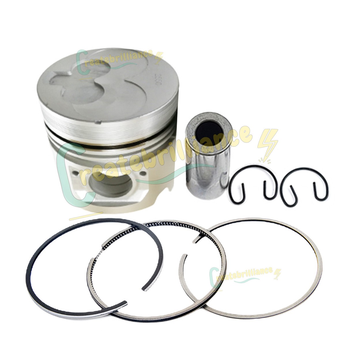 DNJ PR328 Piston Ring Set – Standard Size For 87-03 Chevy, GMC, Isuzu 2.0L-2.2L L4 Engine