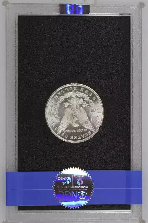 1881-CC Morgan Silver Dollar GSA NGC MS-62 Brilliant Uncirculated US Coin 3736 - Image 2 of 2