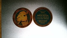 CHALLENGE COIN CAMEL FACTS CAMELUS MIDDLE EAST AFRICA ASIA