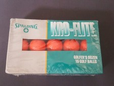 Vintage Spalding Kro-Flite Golf Balls 15 Sealed Balls ORANGE 2