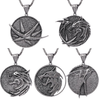The Witcher 3: Wild Hunt Anhänger Medaille Halskette Geschenk 