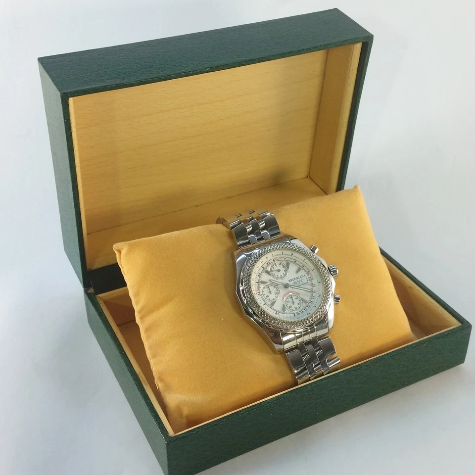 Винтажные кварцевые часы BROOKIANA BA1622 японский стандарт с НОВЫМ состоянием - Изображение 4 из 4