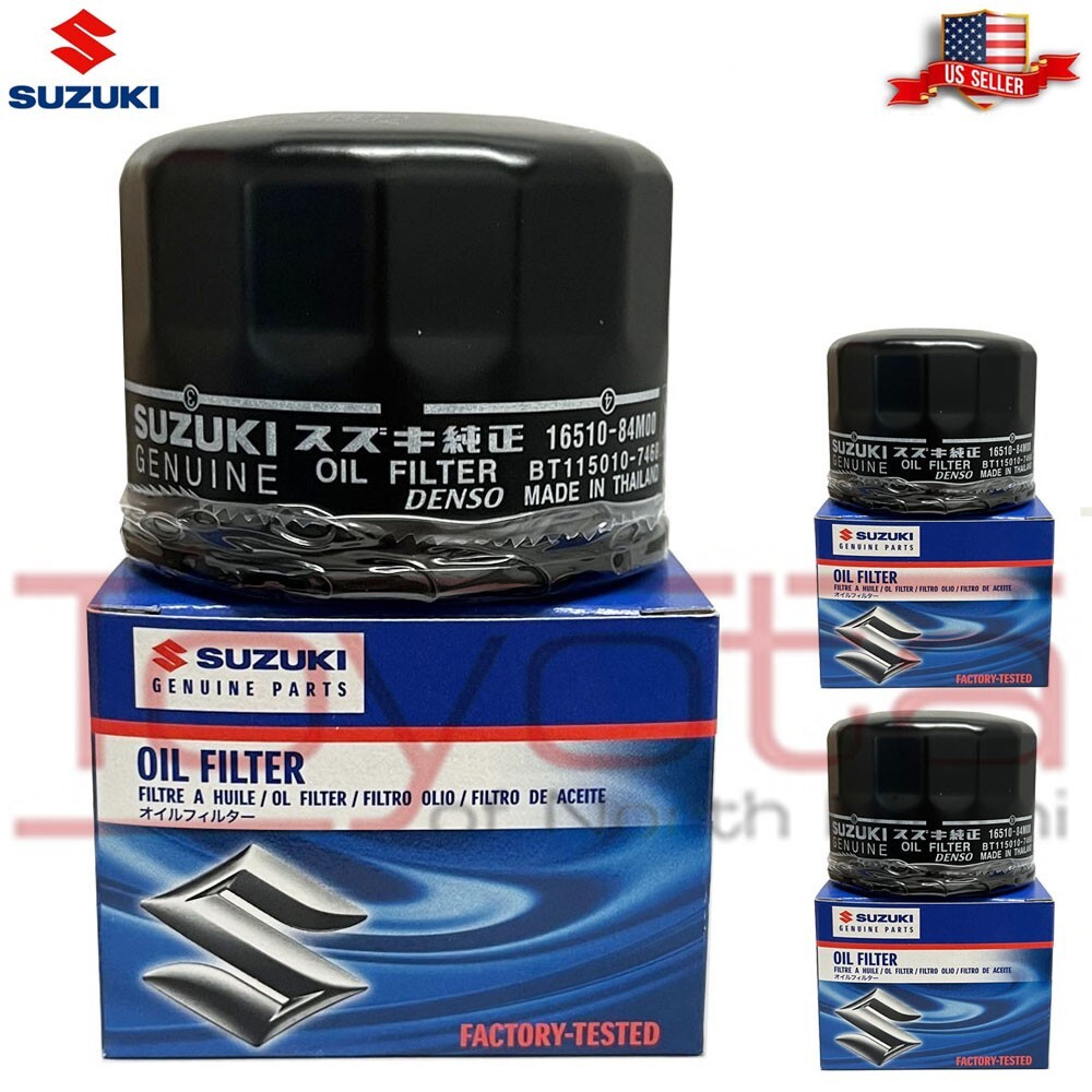 3 Pack OEM Suzuki Genuine Engine Oil Filter 16510-84M00 | eBay