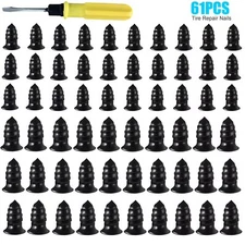 61x Car Tubeless Vacuum Tyre Puncture Repair Kit Screw Nails Tire Patch Plug Fix