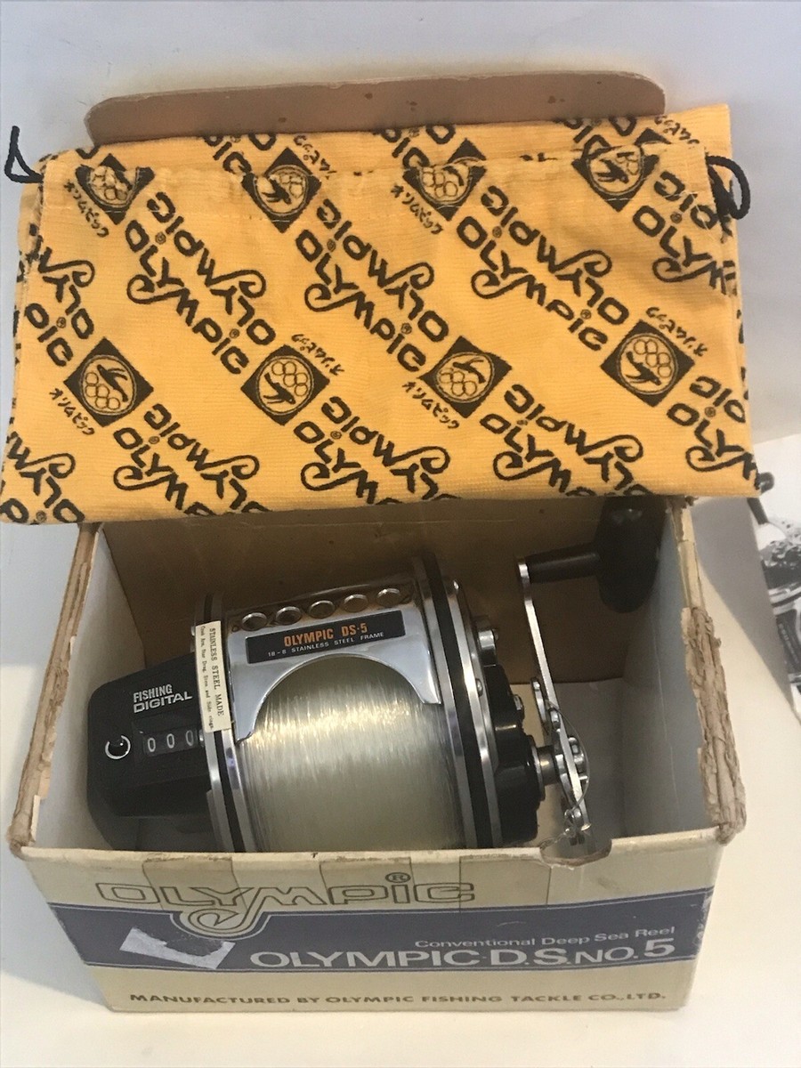 NEW OLD STOCK/OLYMPIC DS-5 DOHZUKI 500-DG SOLID SPOOL REEL