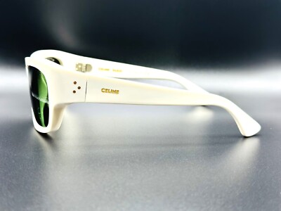 NEW AUTHENTIC CELINE CL40079I 25N Ivory/Green Unisex  display picture 2
