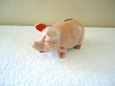 Vintage Made In Japan Ceramic Breakable Piggy Bank 