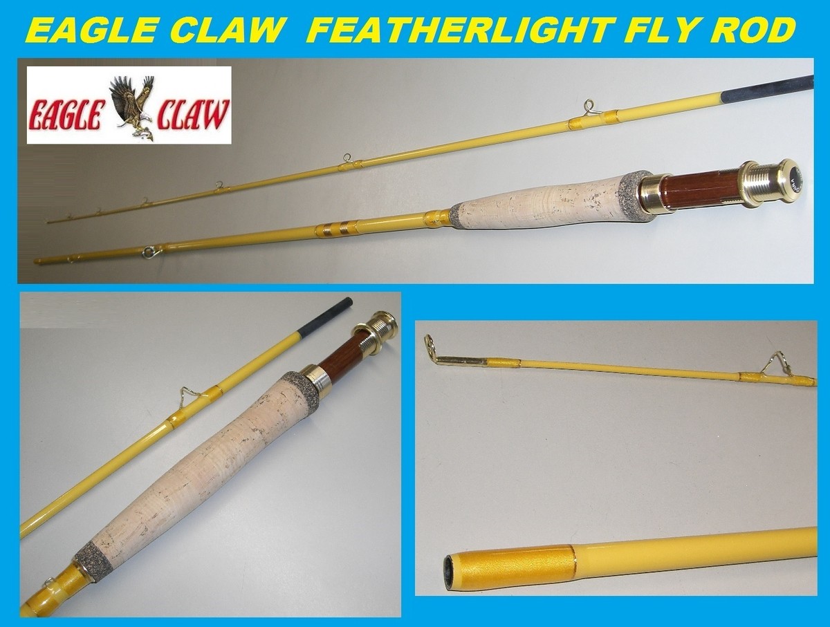 EAGLE CLAW Featherlight 5/6 Line Weight Fly Rod, 2 Piece EAGLE CLAW Featherlight 5/6 Line Weight Fly Rod, 2 Piece