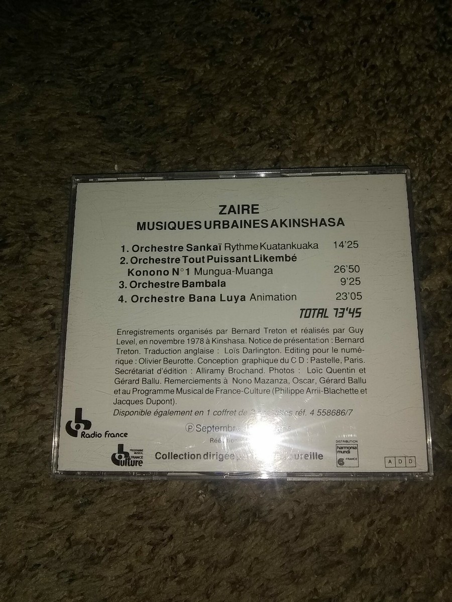 Zaïre: Musiques Urbaines À Kinshasa Zaïre. Musiques urbaines à Kinshasa | Radio France