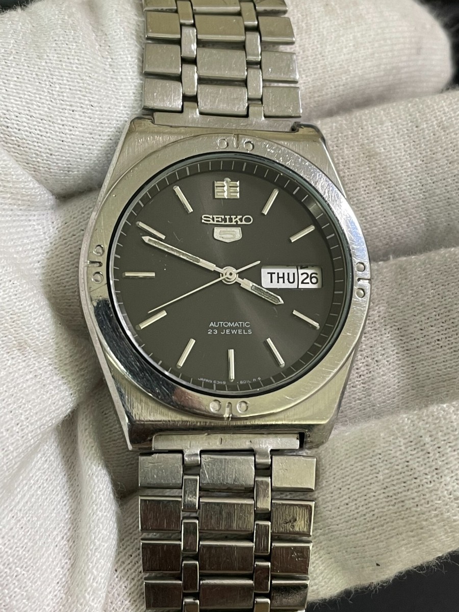 Rare Seiko 5 Automatic 6349-601A Day Date All Original Vintage