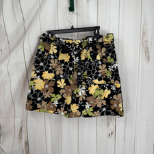 Vintage White Stag Women  s 12 Floral Skirt