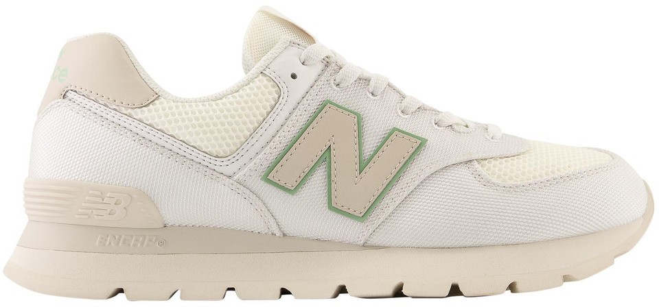 Mens New Balance Sneakers Shoes Size 9  D MTL574NA Re Engineered White Gray EUC Size 9 - New Balance 574 White - MTL574NA for sale online | eBay main image 4