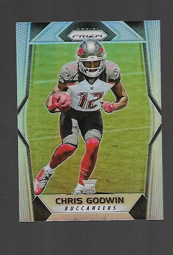 2017 Prizm #243 Chris Godwin Silver Prizm Rookie Card Tampa Bay Buccaneers RC