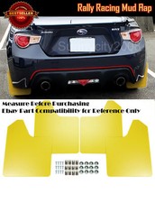 15 X 11.5 4 Pcs Yellow Rally Racing Flexible Mud Flaps Splash Guard Fit Chevy