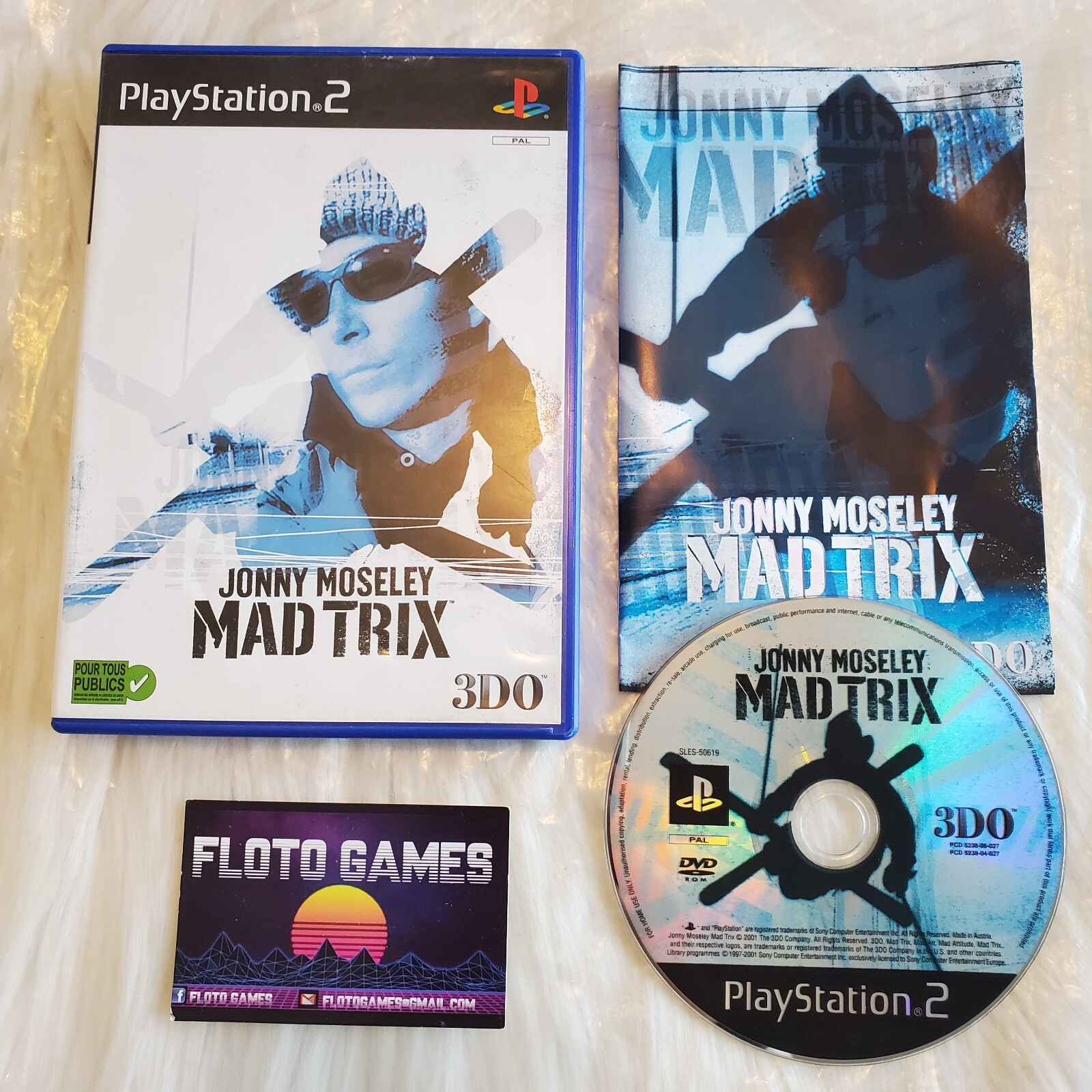 Jeu Jonny Moseley Mad Trix pour PS2 Complet CIB PAL FR - Floto Games