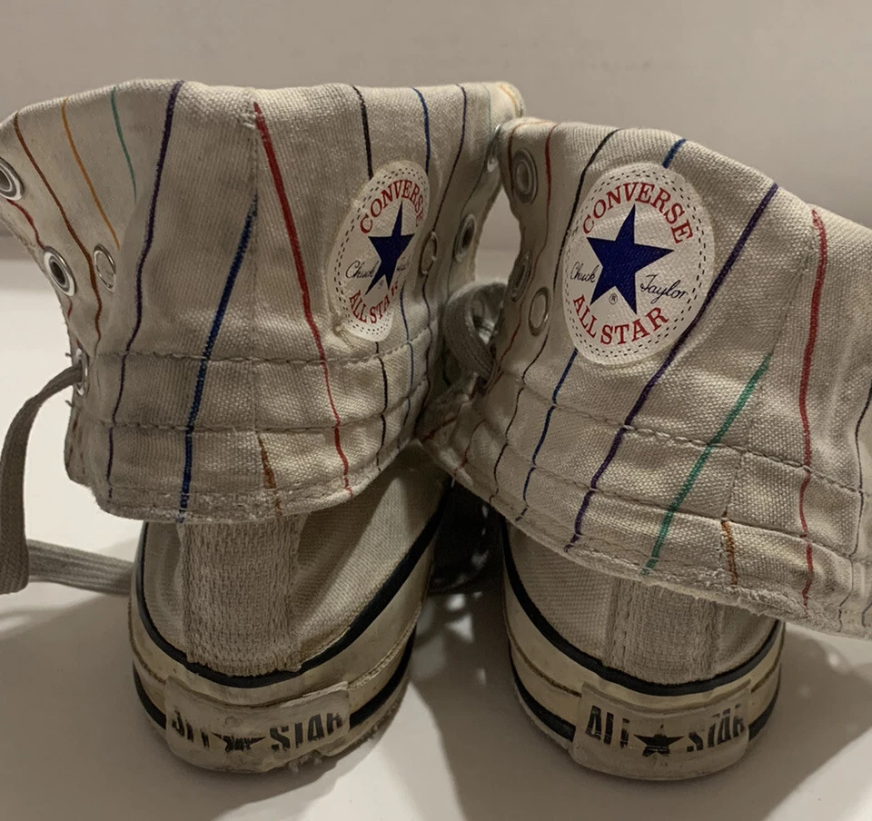 De colección Converse Chuck Taylor Hecho en EE. UU. Plegable Hi Top Talla 4 1/2 M y 6 W Foto 3 de 4