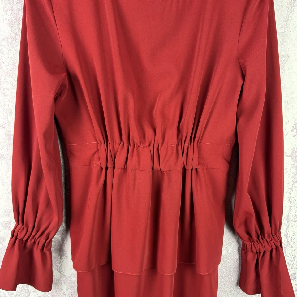 Maison Margiela MM6 Dress Vintage Luxury Italy Women’s Red Size 40 - Image 4 of 4