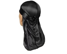 Premium Black Silky Durag Ready to Ship