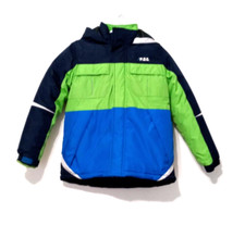 London Fog, Youth 10/12, Black/Blue/Green, with Hood, Removable Lining, Jacket
