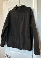 Red Kap Deluxe Soft Shell Jacket - Men's XL Black