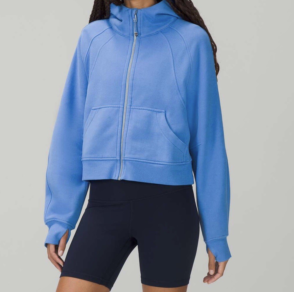 NWT Lululemon Scuba Oversized Full Zip Blue Nile SZ :M/ L | eBay