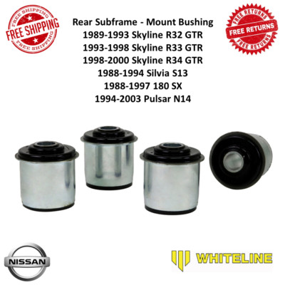 たいページ Whiteline Rear Subframe Mount Bushing Fits 1988-1997 Nissan 180 SX