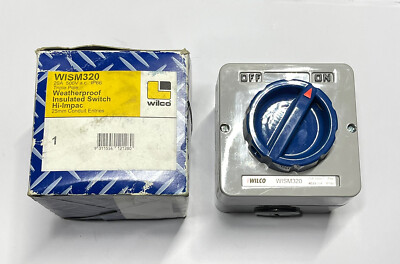 Clipsal / Wilco WISM320 20A 250V IP66 3 Pole Hi-Impact Industrial Switch