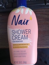 Nair HAIR REMOVER SHOWER CREAM Moroccan Argan Oil & Orange Blossom LEGS ARMS 