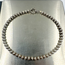 Vintage Sterling Silver 925 Ball Bead 3.5mm B...