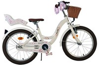 Volare Blossom Kinderfahrrad MäDchen 18 Zoll Weiß Zwei Handbremsen