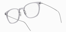 Lindberg n.o.w. Eyeglasses Frame 6609 C07 Transparent Grey / Basic Silver P10