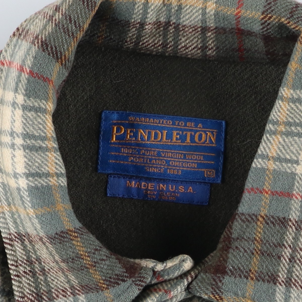 Vintage Pendleton Check Pattern Wool Jacket Made … - image 4