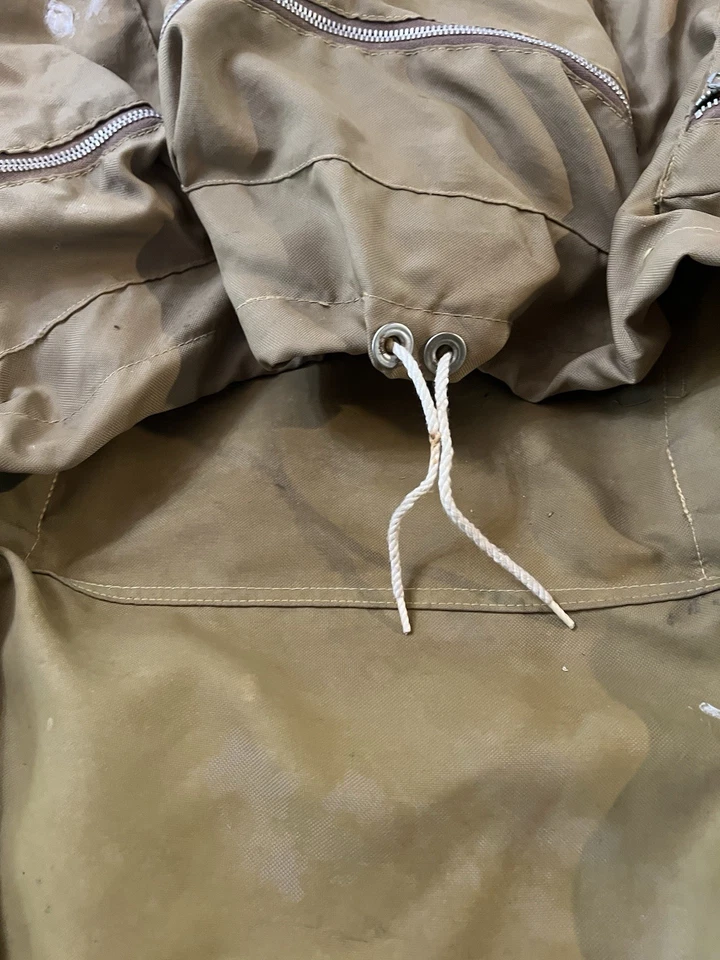 Mochila Vintage Años 70 Marco Externo, 8 Bolsillos 14x32” Verde Oliva *Envío Rápido Foto 4 de 4