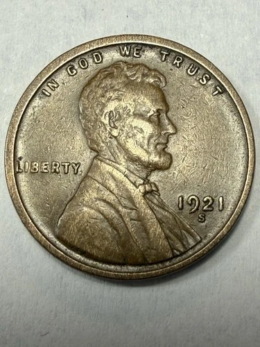 ** 1921-S LINCOLN CENT- VF+  (UPGRADE THAT SPOT IN YOUR SET) PRICED TO SELL 🔥**