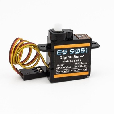 ES9051 Kunststoff Digital 43g mit Zahnrädern gebraucht für RC Auto Hubschrauber Boot