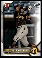2022 Bowman Baseball #BP-32 Euribiel Angeles San Diego Padres 1st Bowman Paper