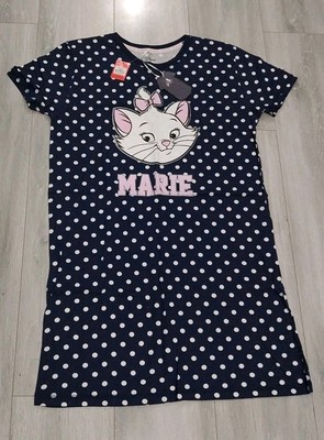 PRIMARK DISNEY WOMENS ARISTOCAT MARIE NIGHTSHIRT NIGHTWEAR COTTON SUMMER  NIGHTIE | eBay UK