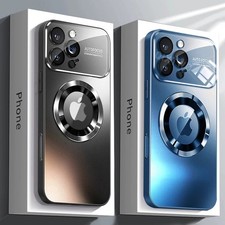 MagSafe Titan Metallic Schutzhülle für iPhone 17 16 15 14 13 12 Pro Max Plus Air