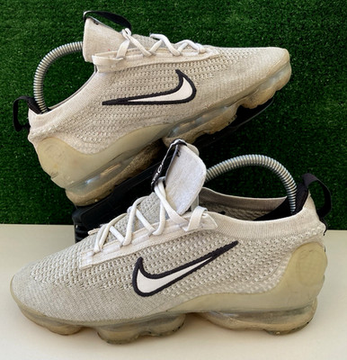 Nike Air VaporMax 2021 Flyknit White Metallic Sneaker Uk 5,5 #DB1550-100