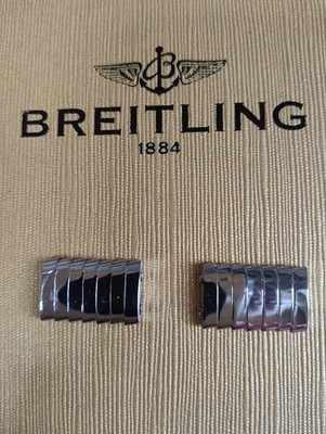 Breitling Navitimer Watch Links Silver Men's (Set of 2) - Brand New, Unused